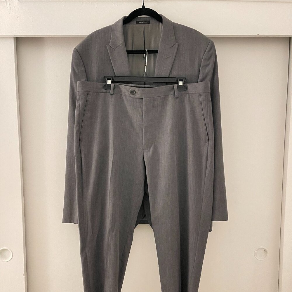 Egara Gray Slim Fit Suit - Picture 2 of 5